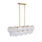 Artcraft Canada - AC12217BR - Seven Light Island Pendant - Lily - Brushed Brass