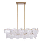 Artcraft Canada - AC12217BR - Seven Light Island Pendant - Lily - Brushed Brass