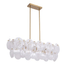 Artcraft Canada - AC12217BR - Seven Light Island Pendant - Lily - Brushed Brass
