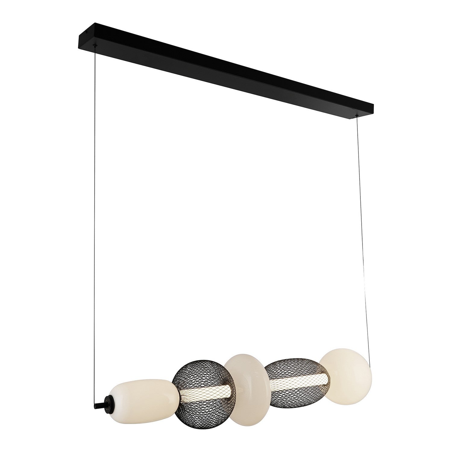 Artcraft Canada - AC7462BK - LED Island Pendant - Ace - Black