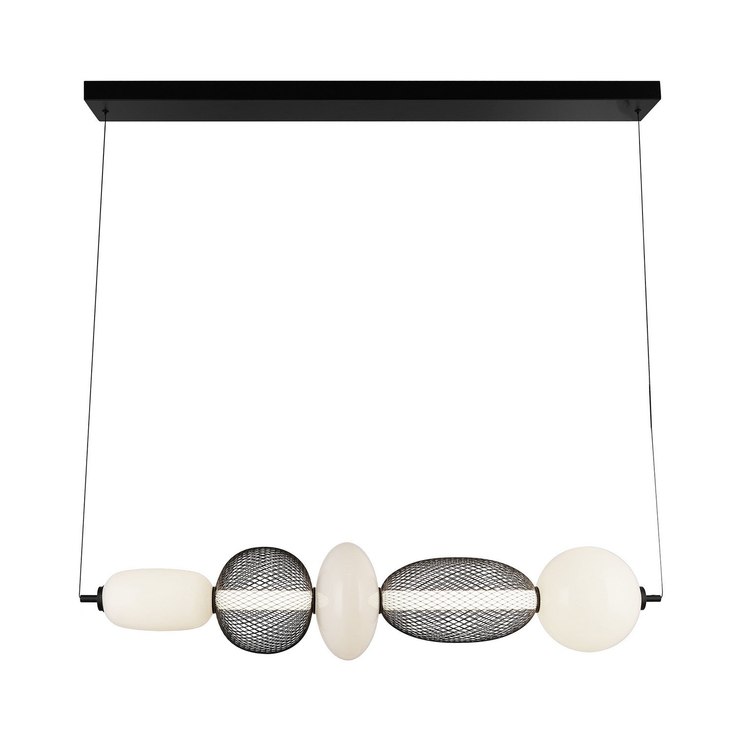 Artcraft Canada - AC7462BK - LED Island Pendant - Ace - Black