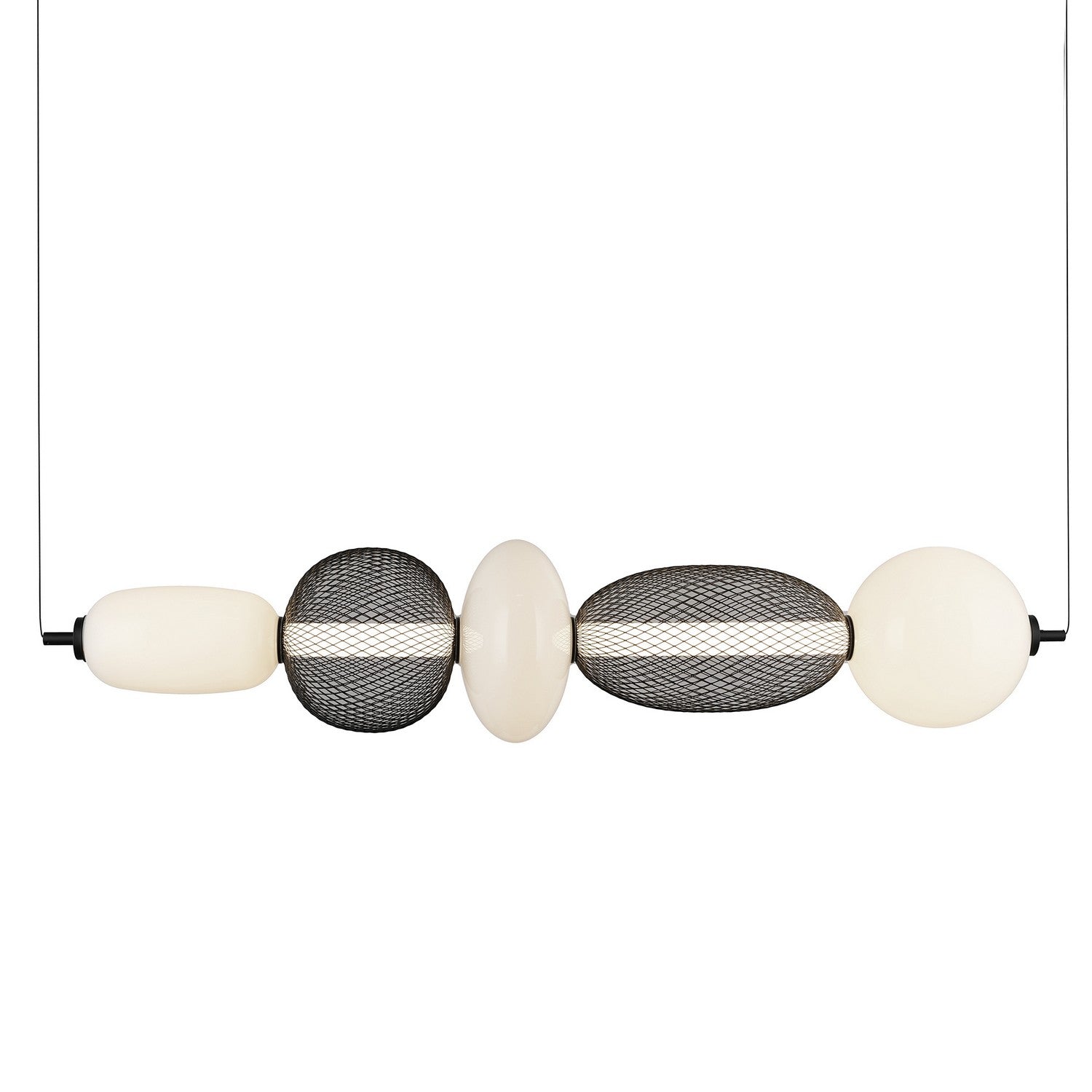 Artcraft Canada - AC7462BK - LED Island Pendant - Ace - Black