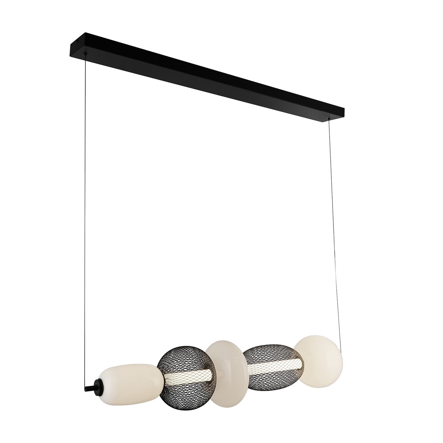 Artcraft Canada - AC7462BK - LED Island Pendant - Ace - Black