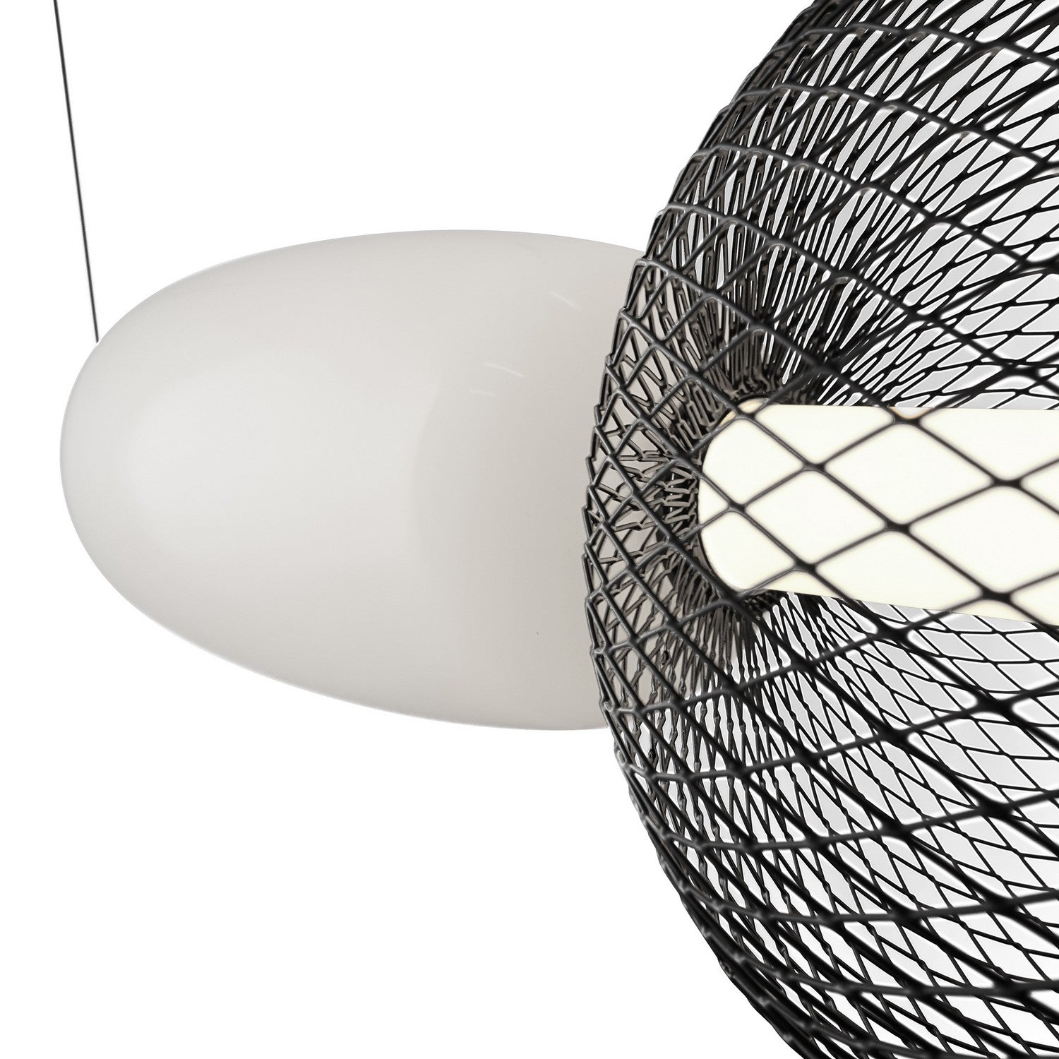 Artcraft Canada - AC7462BK - LED Island Pendant - Ace - Black
