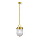 Artcraft Canada - AC12020BR - Une lumière Suspension - Myla - Laiton vintage