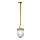 Artcraft Canada - AC12020BR - Une lumière Suspension - Myla - Laiton vintage