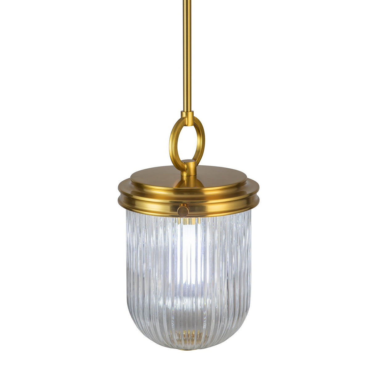Artcraft Canada - AC12020BR - One Light Pendant - Myla - Vintage Brass