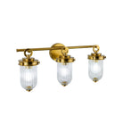 Artcraft Canada - AC12023BR - Applique murale trois lumières - Myla - Laiton vieilli