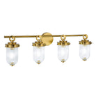 Artcraft Canada - AC12024BR - Applique murale quatre lumières - Myla - Laiton vieilli