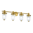 Artcraft Canada - AC12024BR - Applique murale quatre lumières - Myla - Laiton vieilli
