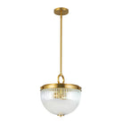 Artcraft Canada - AC12025BR - Deux lampes Suspension - Myla - Laiton vintage