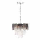 Artcraft Canada - AC12051CS - Five Light Pendant - Bianca - Polished Nickel, Crystalline Smoke