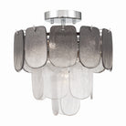 Artcraft Canada - AC12051CS - Five Light Pendant - Bianca - Polished Nickel, Crystalline Smoke
