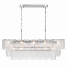 Artcraft Canada - AC12054CR - 12 Light Island Pendant - Bianca - Polished Nickel, Crystalline