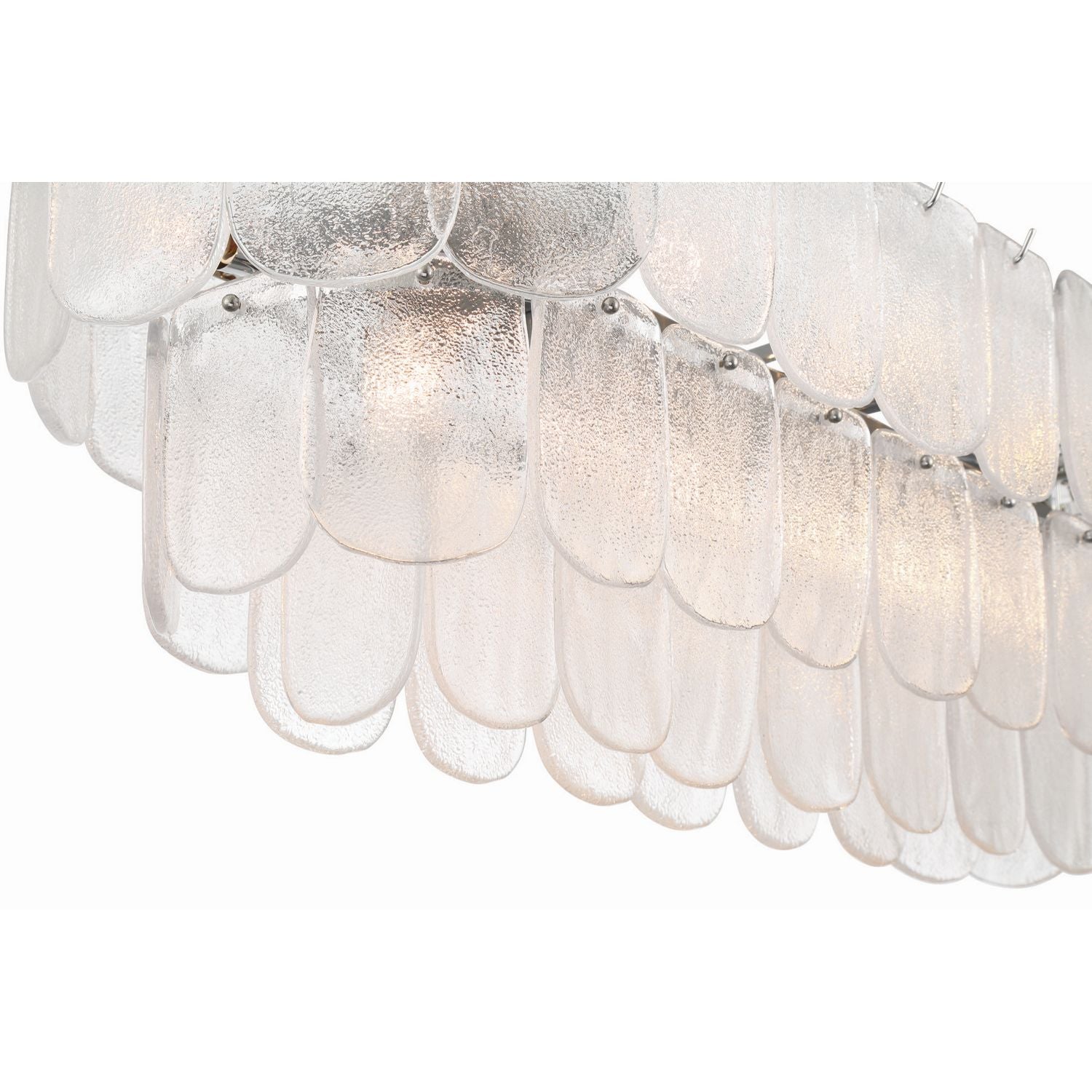Artcraft Canada - AC12054CR - 12 Light Island Pendant - Bianca - Polished Nickel, Crystalline