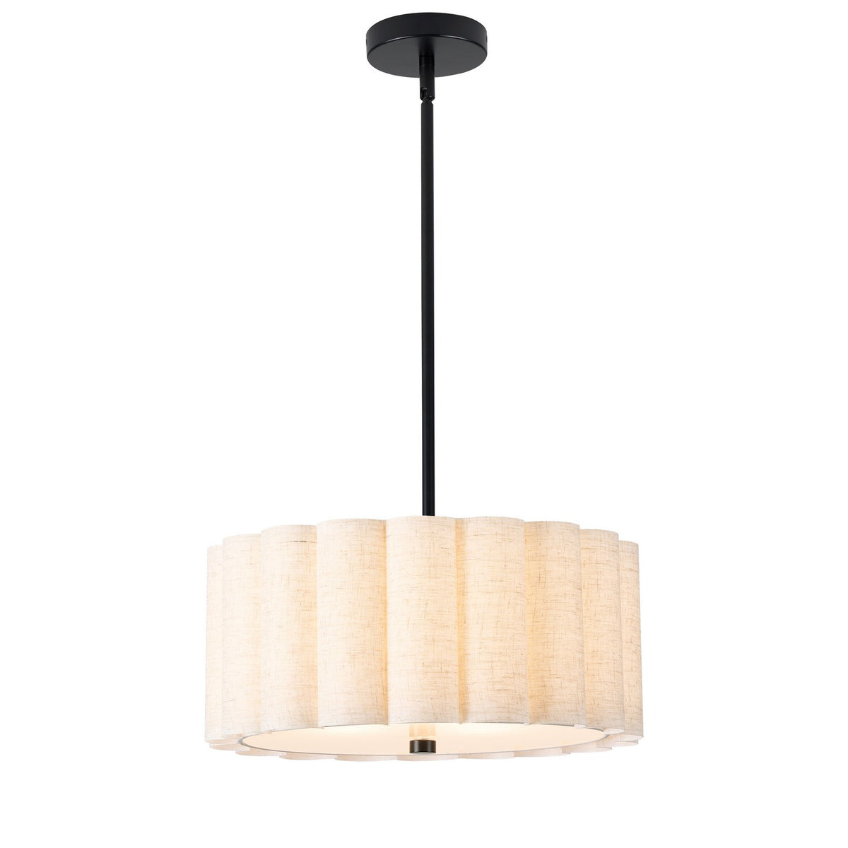 Dainolite Canada - PCA-163P-MB-FX - Three Light Pendant - Pacifica - Flax