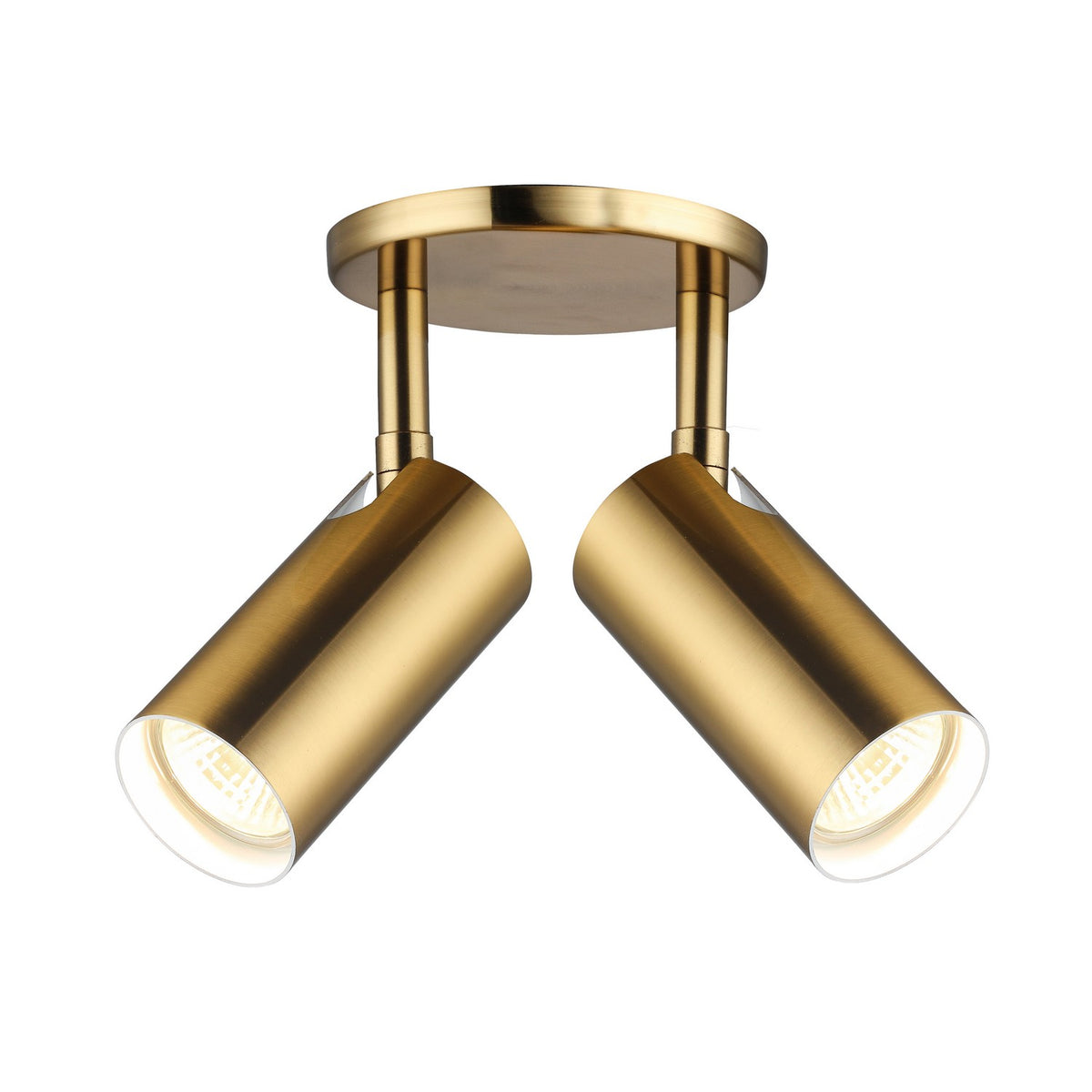 Dainolite Canada - STY-72SPT-AGB - Two Light Spotlight - Stanly - Aged Brass