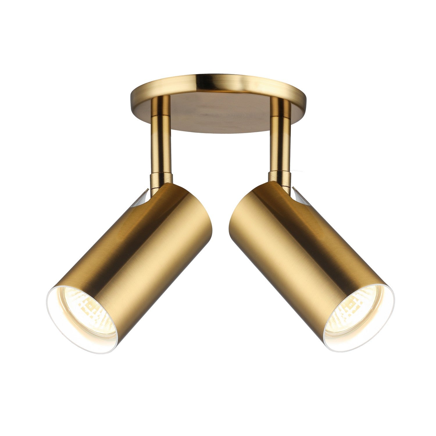 Dainolite Canada - STY-72SPT-AGB - Two Light Spotlight - Stanly - Aged Brass