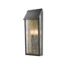 Artcraft Canada - AC8058BK - Deux lampes d'extérieur Murale - Pointe - Noir, Laiton