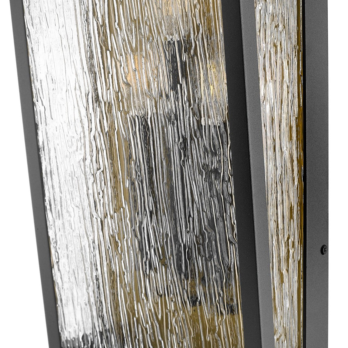 Artcraft Canada - AC8059BK - Deux lampes d'extérieur Murale - Pointe - Noir, Laiton
