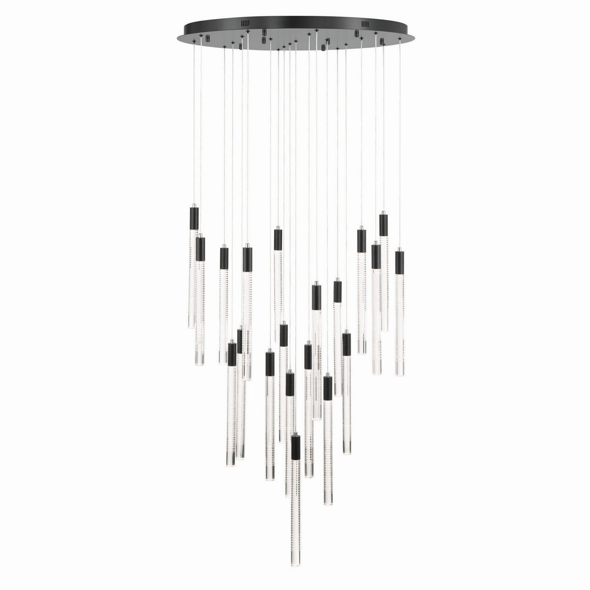 Artcraft Canada - AC12140BK - LED Chandelier - Celine - Brass