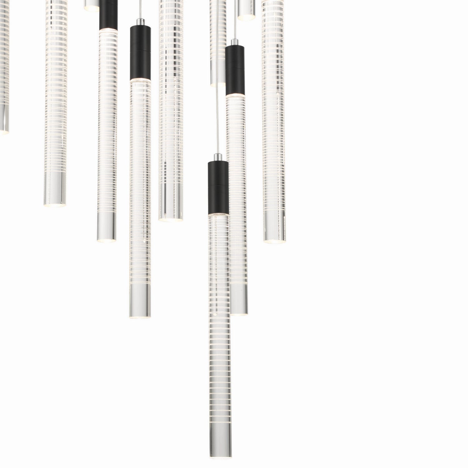 Artcraft Canada - AC12140BK - DEL Suspendu - Céline - Laiton