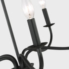 Generation Lighting Canada - GLC1205MBK - Five Light Chandelier - Abells - Midnight Black
