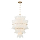 Crystorama - ABI-2006-AG-WH - 13 Light Chandelier - Abigail - Aged Brass