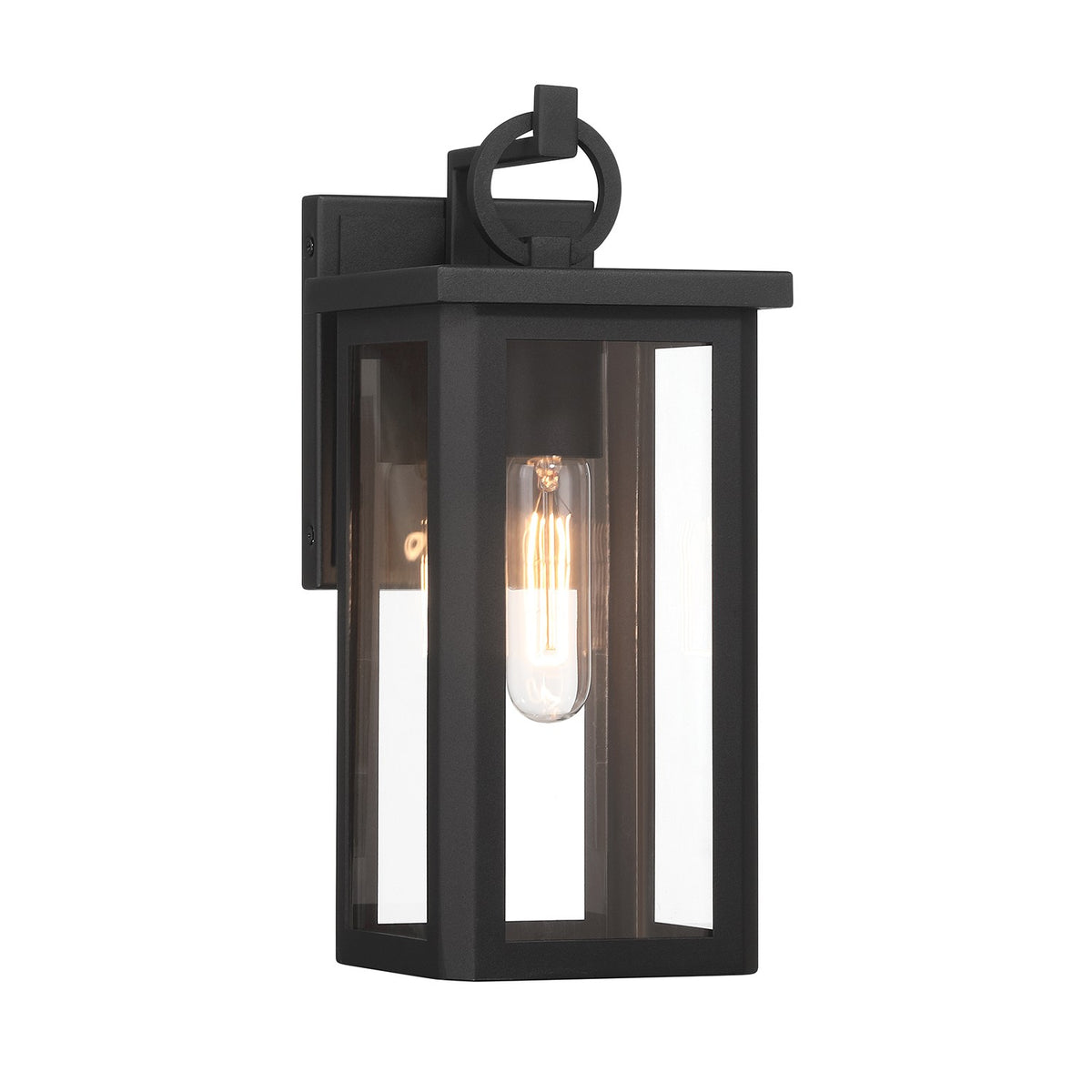 Crystorama - ED0811001MK - One Light Outdoor Wall Sconce - Boadie - Matte Black