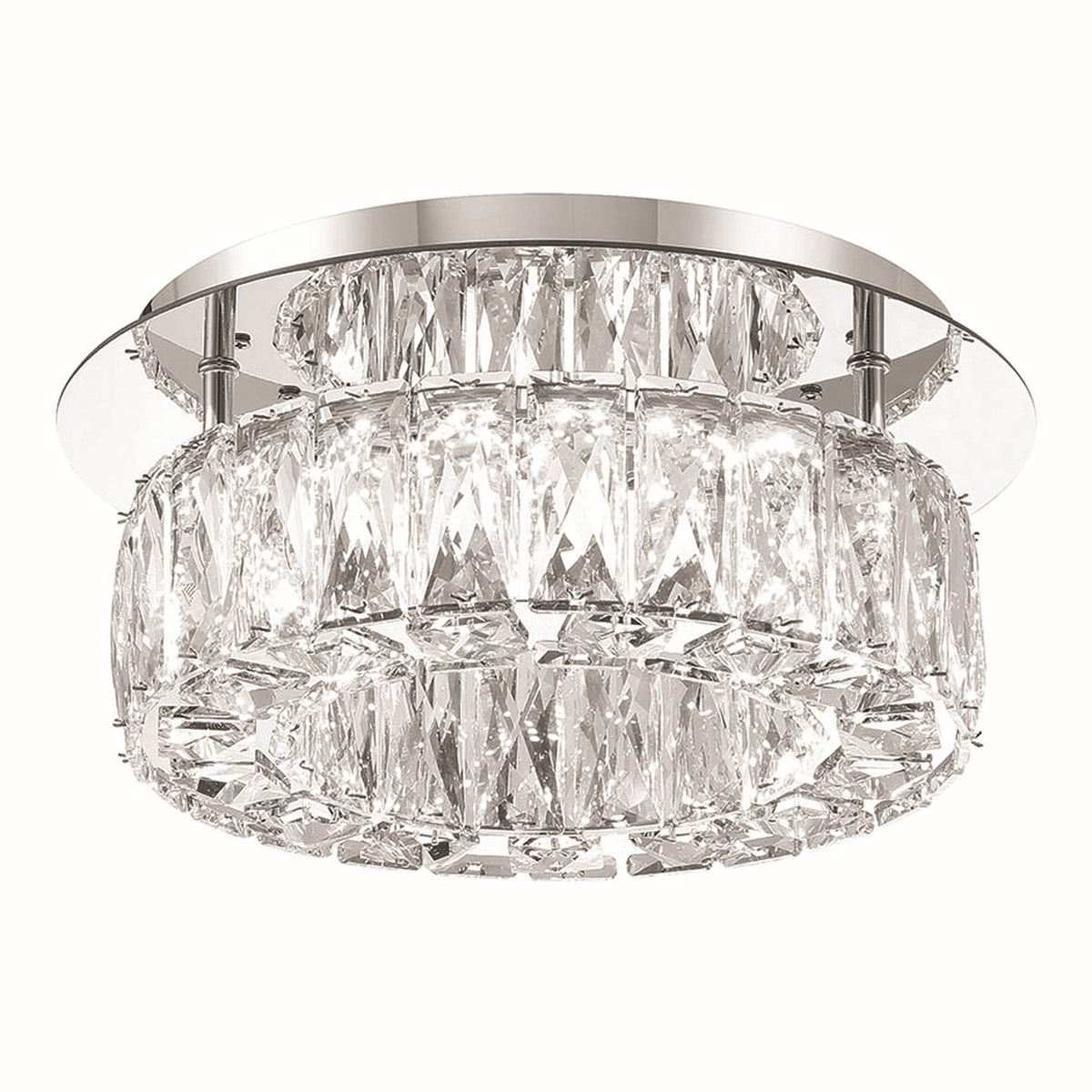 Crystorama - ED3551201CH - LED Flush Mount - Kinsley - Polished Chrome