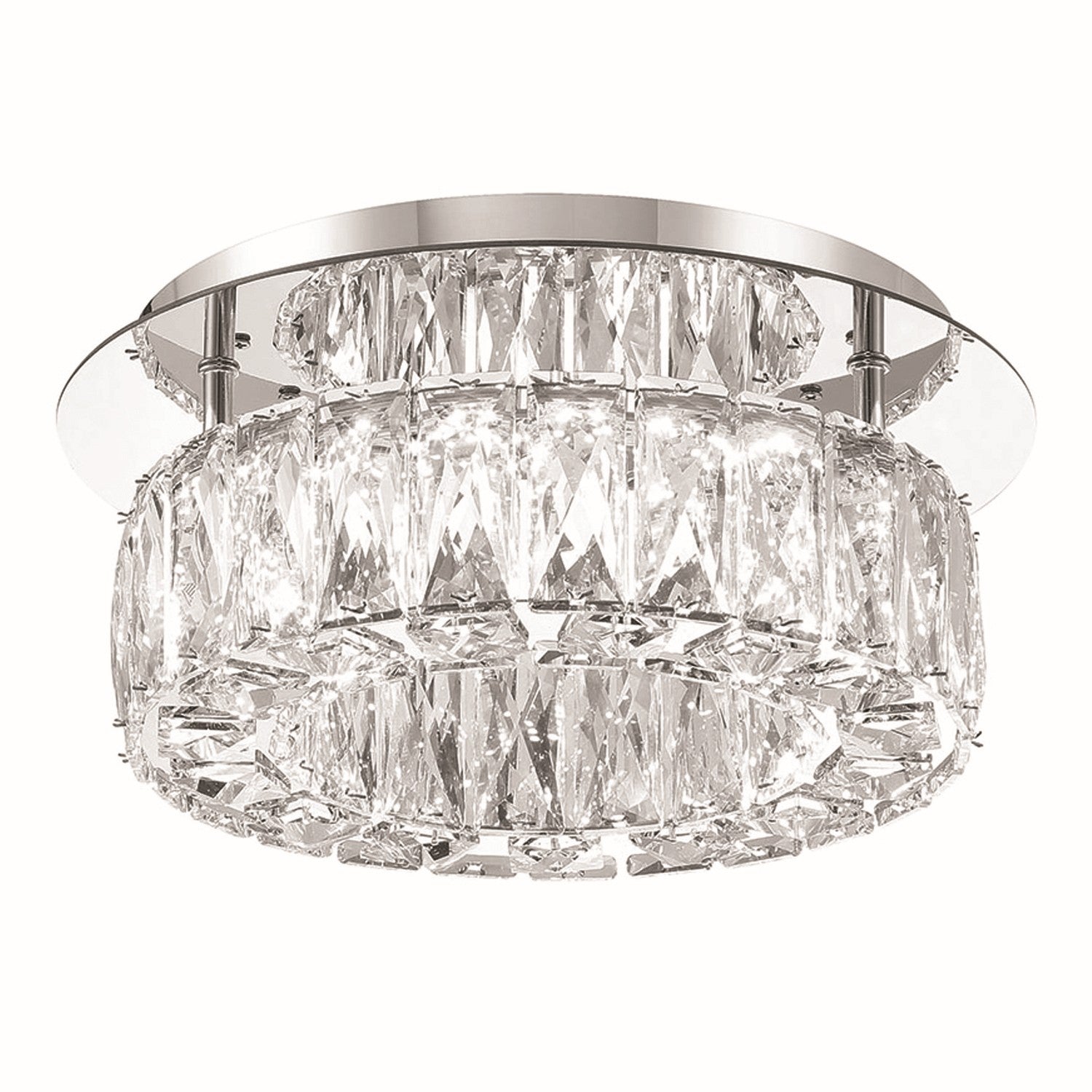 Crystorama - ED3551201CH - LED Flush Mount - Kinsley - Polished Chrome