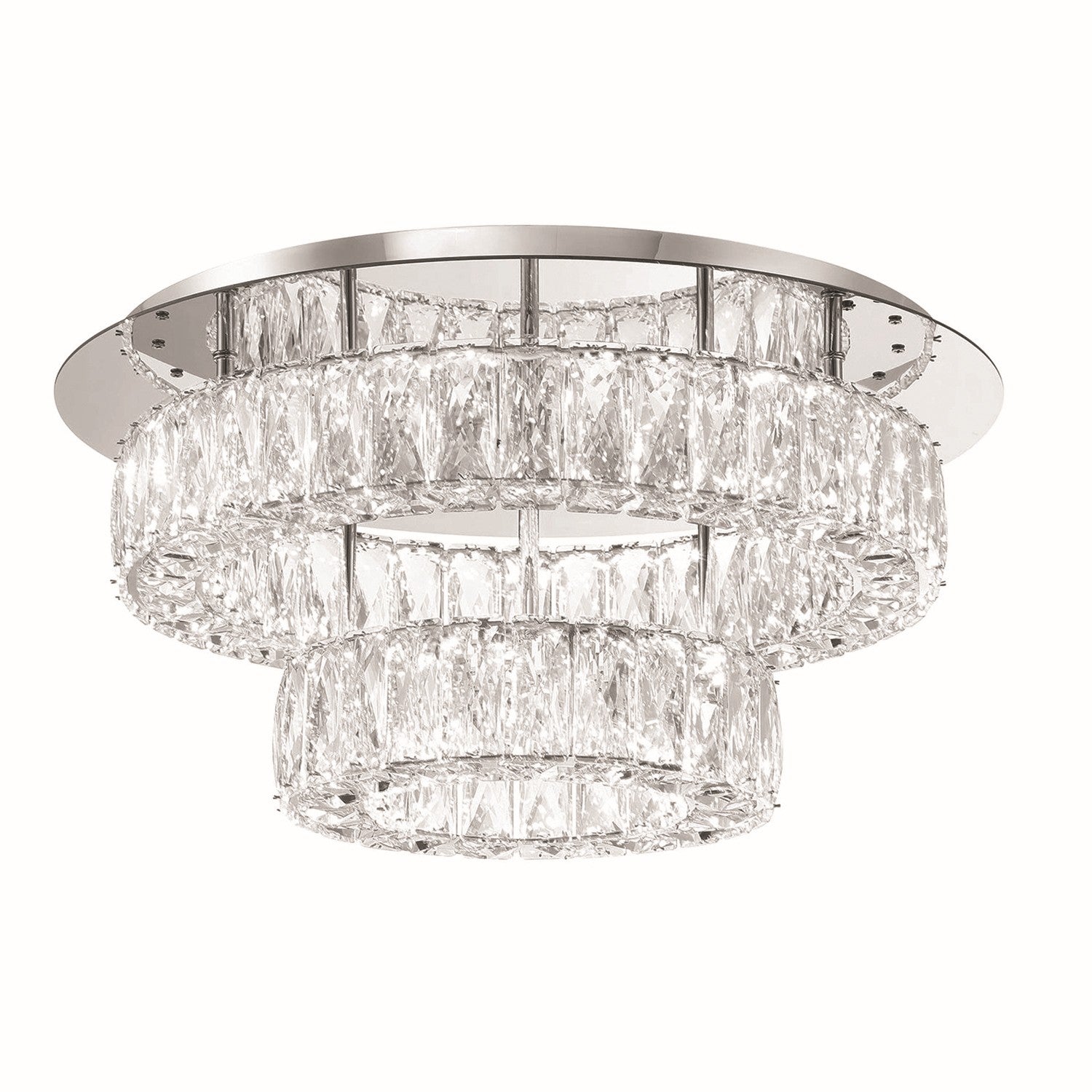 Crystorama - ED3552001CH - LED Flush Mount - Kinsley - Polished Chrome