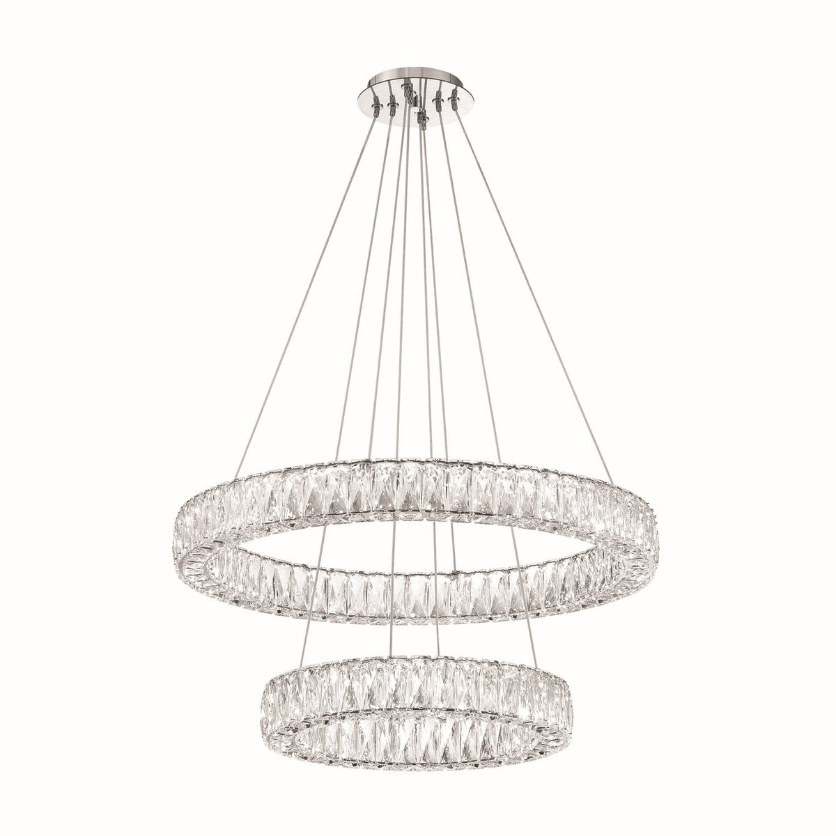 Crystorama - ED3562801CH - LED Chandelier - Kinsley - Polished Chrome
