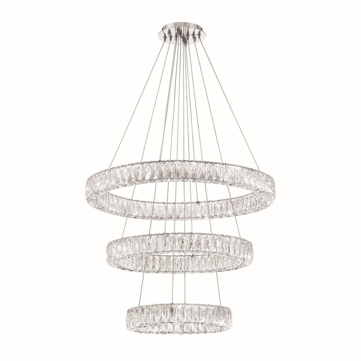 Crystorama - ED3563201CH - LED Chandelier - Kinsley - Polished Chrome