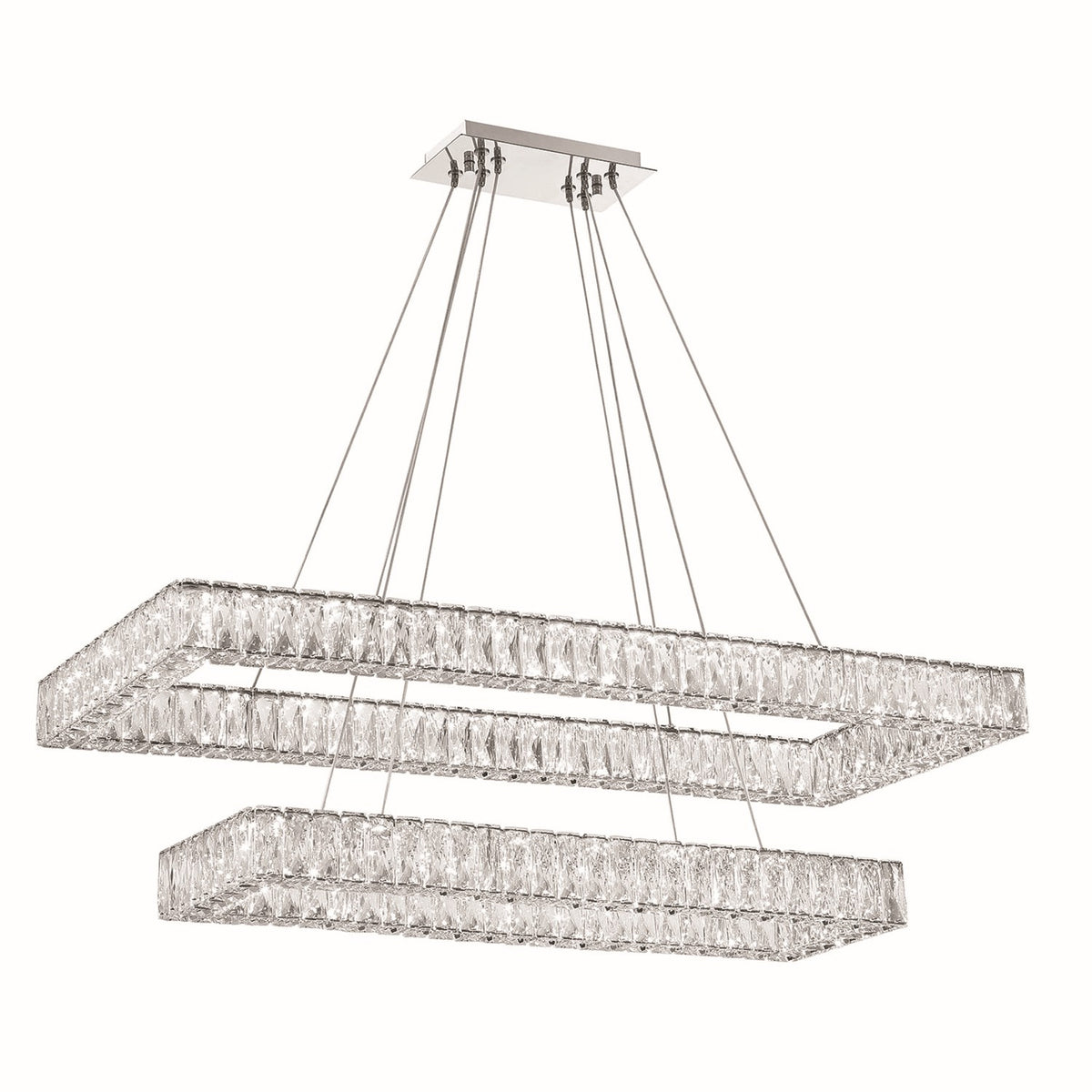 Crystorama - ED3564202CH - LED Chandelier - Kinsley - Polished Chrome