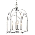 Crystorama - ED444114CH - Four Light Pendant - Kai - Polished Chrome