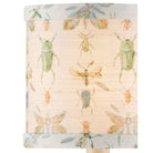 Currey and Company - 0900-0061 - Chandelier Shade - Bug Parade Drum Chandelier Shade - Ivory / Green / Yellow / Blue / Orange