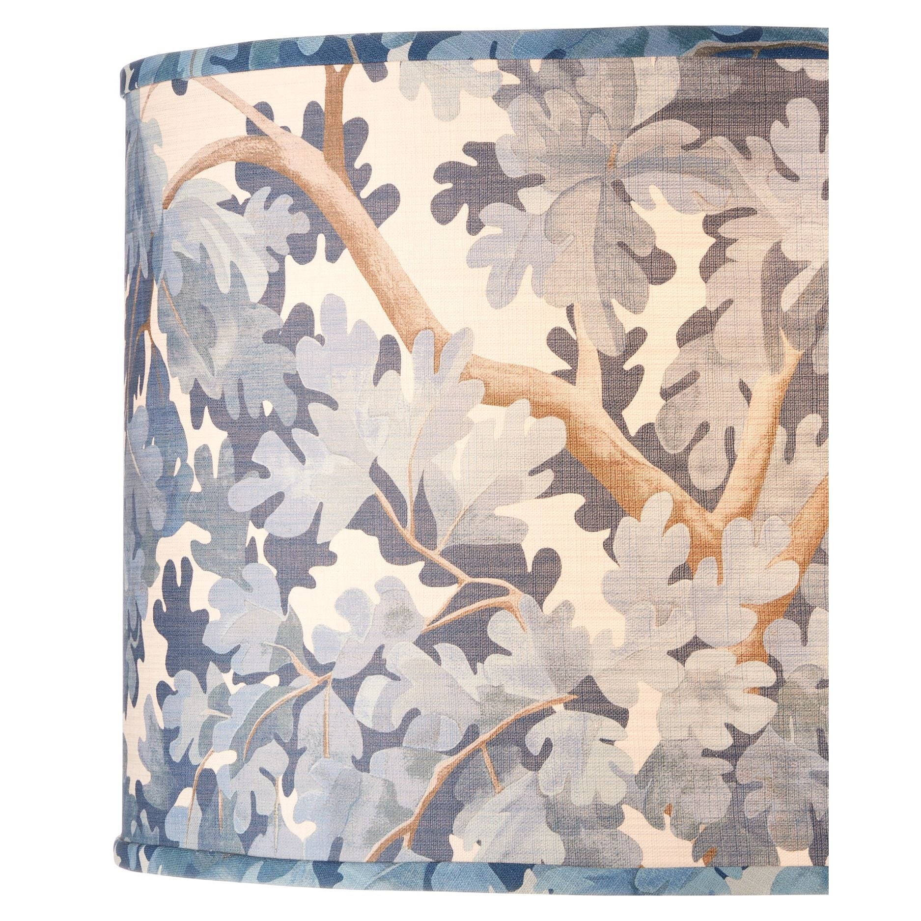 Currey and Company - 0900-6011 - Lamp Shade - Woodland - Blue / Brown / Ivory