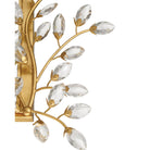 Currey and Company - 1000-0161 - Miroir - Myosotis - Transparent / Feuille d'or chinoise