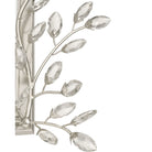 Currey and Company - 1000-0162 - Miroir - Myosotis - Transparent / Feuille d'argent