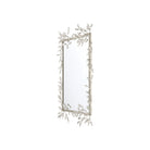 Currey and Company - 1000-0162 - Miroir - Myosotis - Transparent / Feuille d'argent