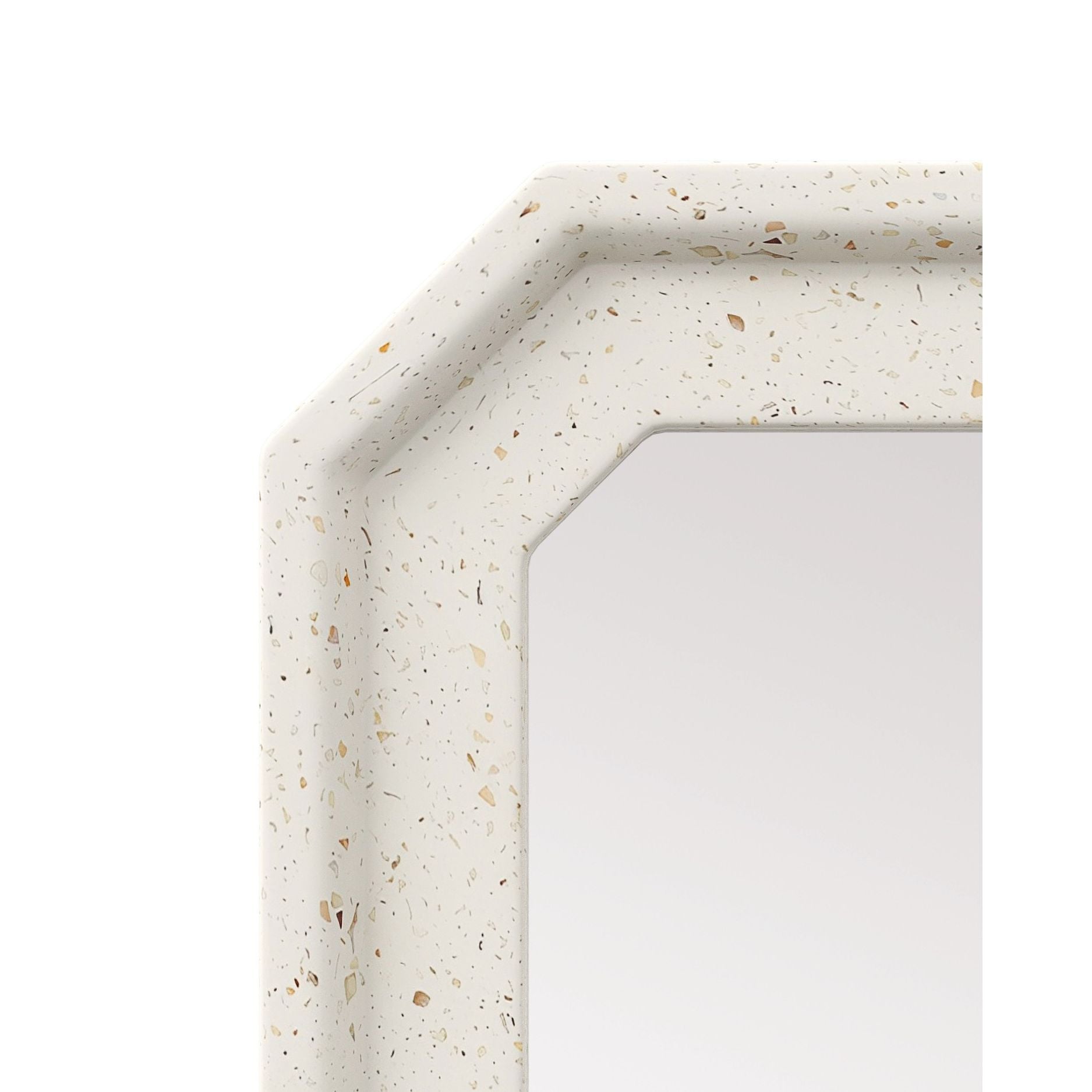 Currey and Company - 1000-0163 - Miroir - Carson - Terrazzo ivoire
