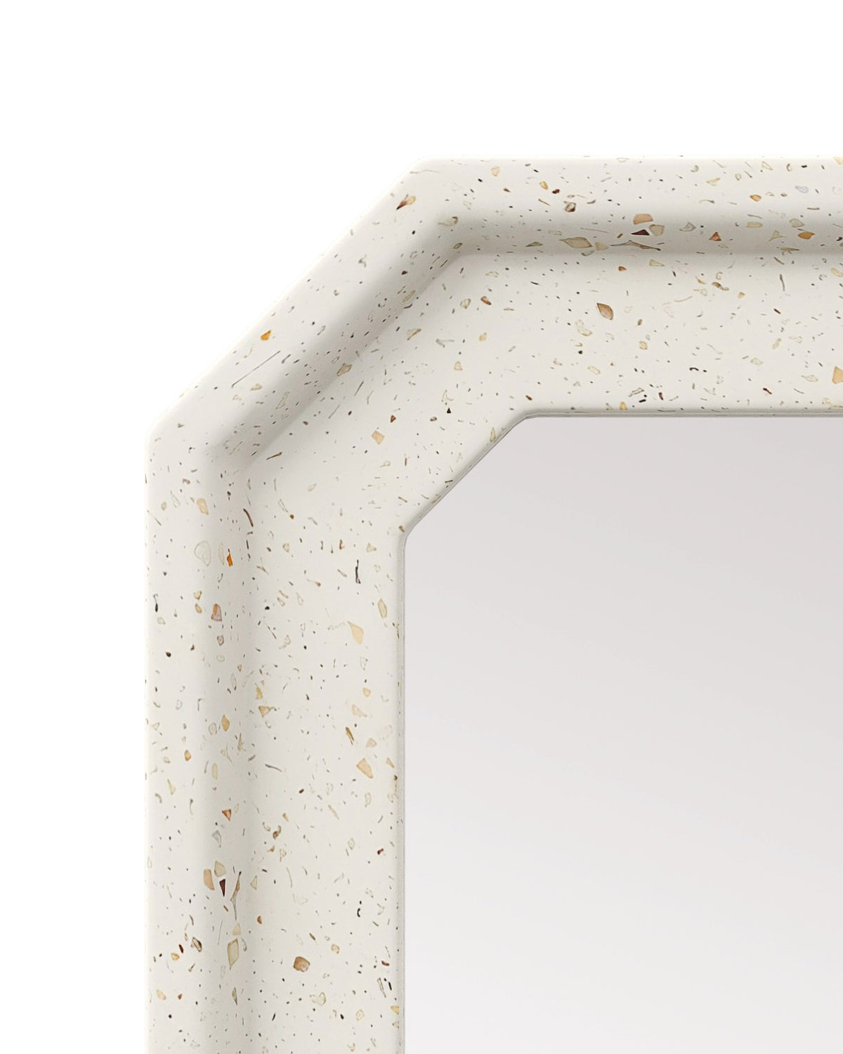 Currey and Company - 1000-0163 - Mirror - Carson - Ivory Terrazzo