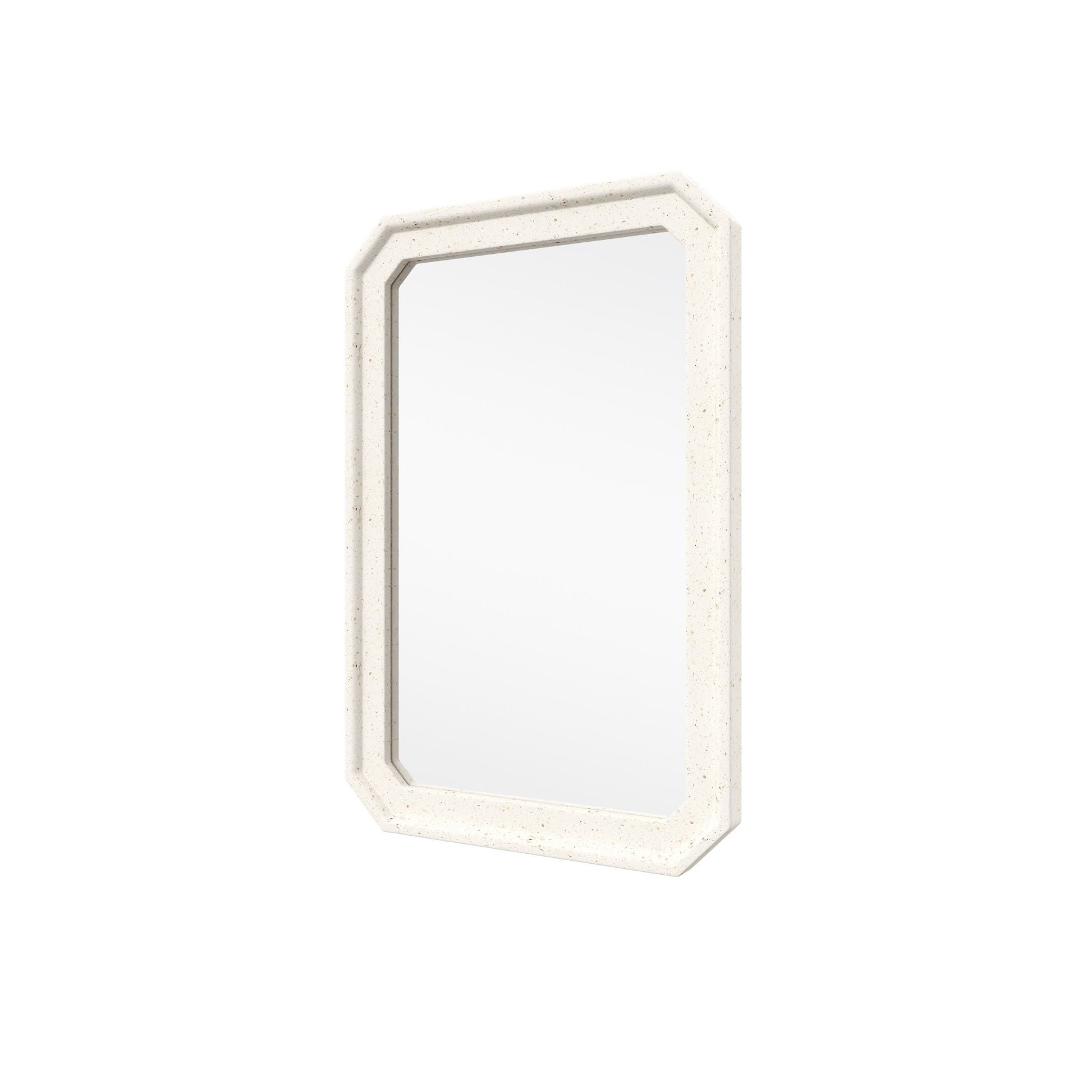 Currey and Company - 1000-0163 - Miroir - Carson - Terrazzo ivoire