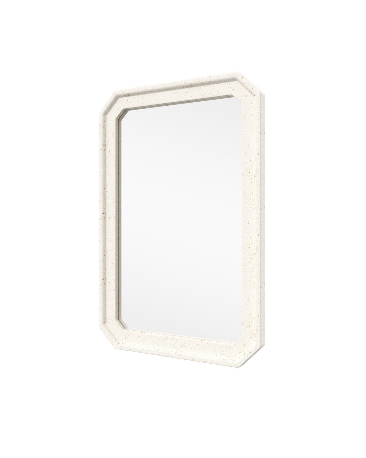 Currey and Company - 1000-0163 - Mirror - Carson - Ivory Terrazzo