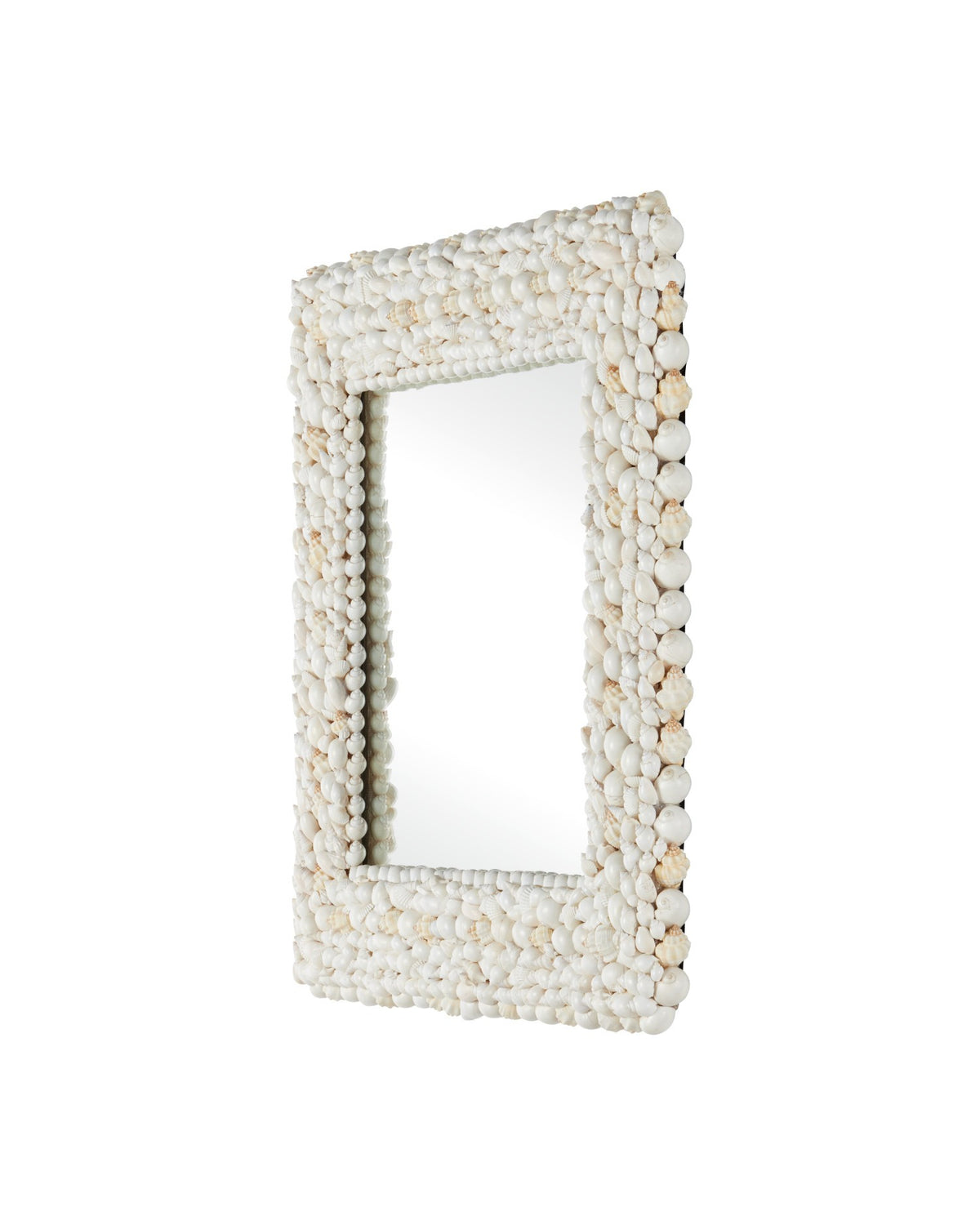 Currey and Company - 1000-0164 - Mirror - Piddock Square Mirror - White