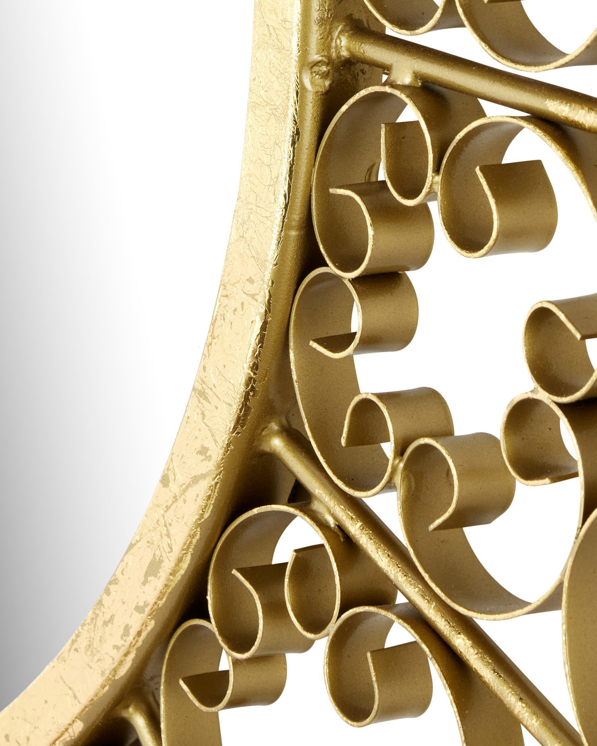 Currey and Company - 1000-0165 - Mirror - Levain Round Mirror - Gold Leaf