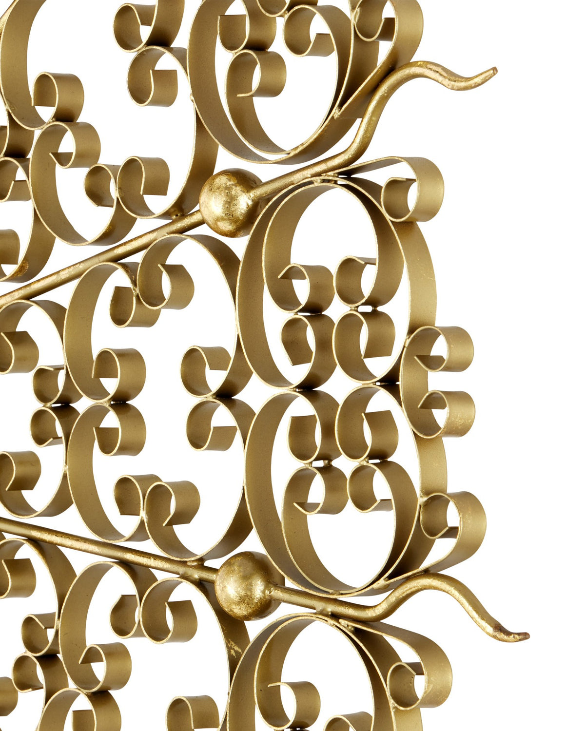 Currey and Company - 1000-0165 - Mirror - Levain Round Mirror - Gold Leaf