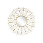 Currey and Company - 1000-0165 - Mirror - Levain Round Mirror - Gold Leaf
