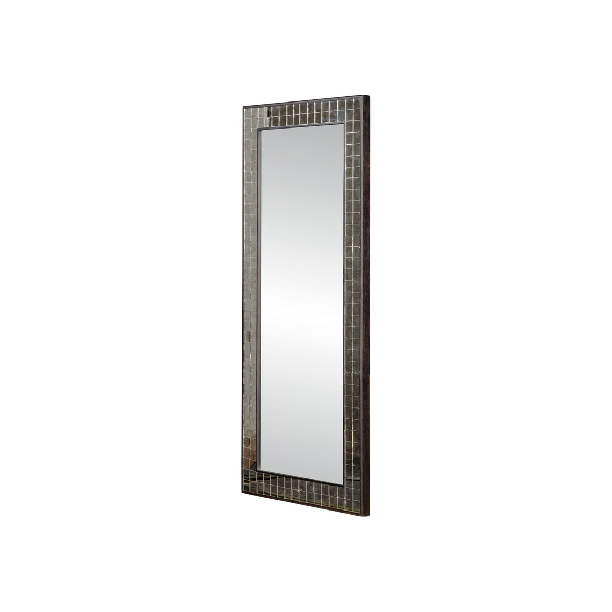 Currey and Company - 1000-0167 - Miroir - Mosaico - Ébène / Miroir ancien